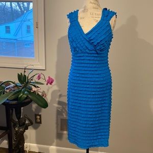 shutter tiered ruffles cocktail dress size 12